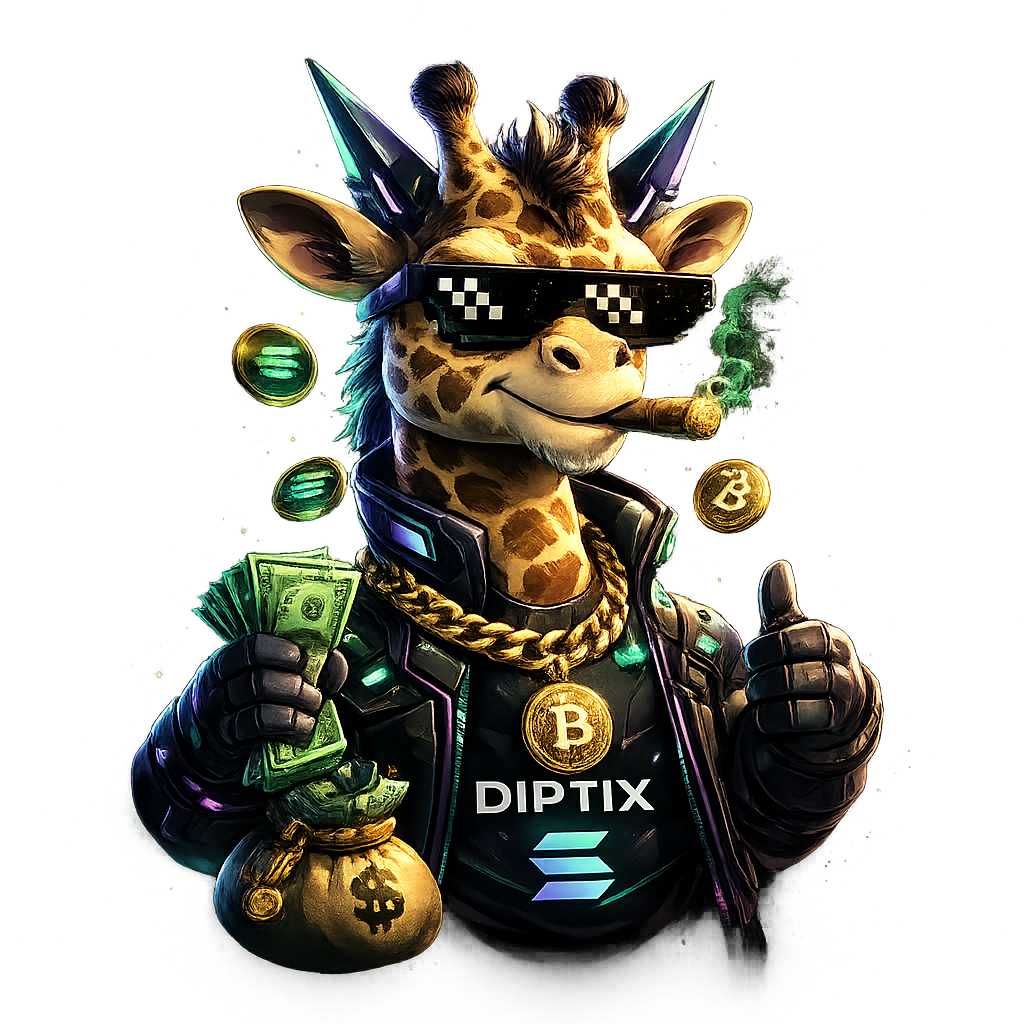 DipTix the giraffe