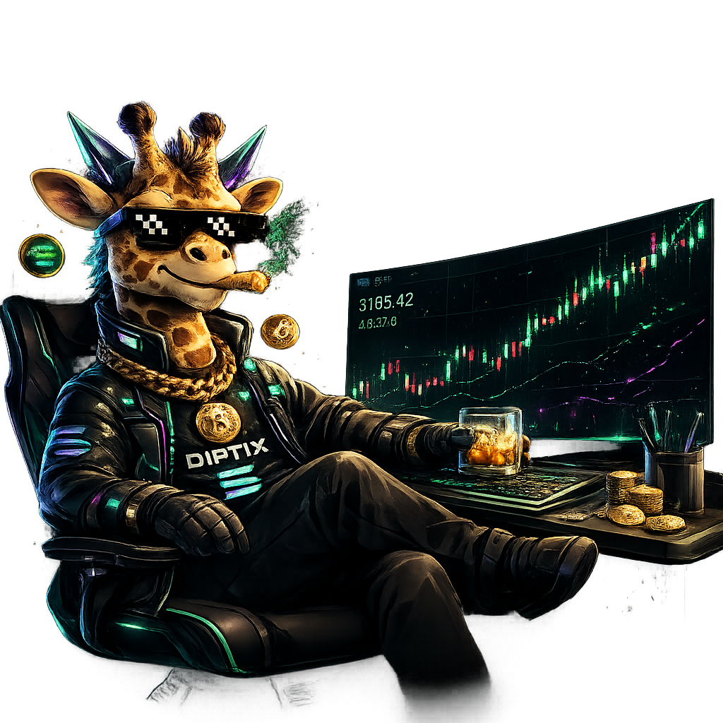 DipTix watching a chart